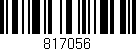 Código de barras (EAN, GTIN, SKU, ISBN): '817056'
