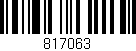 Código de barras (EAN, GTIN, SKU, ISBN): '817063'