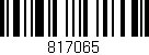 Código de barras (EAN, GTIN, SKU, ISBN): '817065'