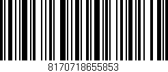 Código de barras (EAN, GTIN, SKU, ISBN): '8170718655853'