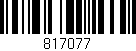 Código de barras (EAN, GTIN, SKU, ISBN): '817077'
