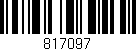Código de barras (EAN, GTIN, SKU, ISBN): '817097'