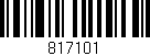 Código de barras (EAN, GTIN, SKU, ISBN): '817101'