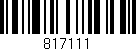 Código de barras (EAN, GTIN, SKU, ISBN): '817111'