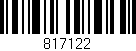 Código de barras (EAN, GTIN, SKU, ISBN): '817122'