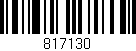 Código de barras (EAN, GTIN, SKU, ISBN): '817130'