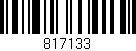 Código de barras (EAN, GTIN, SKU, ISBN): '817133'