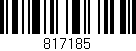Código de barras (EAN, GTIN, SKU, ISBN): '817185'