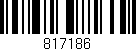 Código de barras (EAN, GTIN, SKU, ISBN): '817186'
