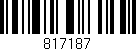 Código de barras (EAN, GTIN, SKU, ISBN): '817187'