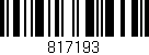 Código de barras (EAN, GTIN, SKU, ISBN): '817193'