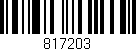 Código de barras (EAN, GTIN, SKU, ISBN): '817203'