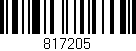 Código de barras (EAN, GTIN, SKU, ISBN): '817205'