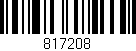 Código de barras (EAN, GTIN, SKU, ISBN): '817208'