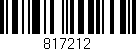 Código de barras (EAN, GTIN, SKU, ISBN): '817212'