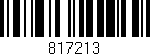 Código de barras (EAN, GTIN, SKU, ISBN): '817213'