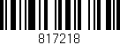 Código de barras (EAN, GTIN, SKU, ISBN): '817218'