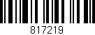 Código de barras (EAN, GTIN, SKU, ISBN): '817219'