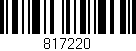 Código de barras (EAN, GTIN, SKU, ISBN): '817220'