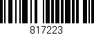 Código de barras (EAN, GTIN, SKU, ISBN): '817223'