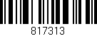 Código de barras (EAN, GTIN, SKU, ISBN): '817313'