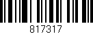 Código de barras (EAN, GTIN, SKU, ISBN): '817317'