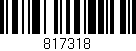 Código de barras (EAN, GTIN, SKU, ISBN): '817318'