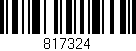 Código de barras (EAN, GTIN, SKU, ISBN): '817324'