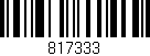Código de barras (EAN, GTIN, SKU, ISBN): '817333'