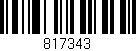Código de barras (EAN, GTIN, SKU, ISBN): '817343'
