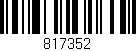 Código de barras (EAN, GTIN, SKU, ISBN): '817352'