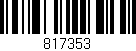 Código de barras (EAN, GTIN, SKU, ISBN): '817353'