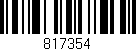 Código de barras (EAN, GTIN, SKU, ISBN): '817354'