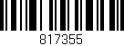 Código de barras (EAN, GTIN, SKU, ISBN): '817355'