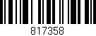 Código de barras (EAN, GTIN, SKU, ISBN): '817358'