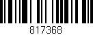 Código de barras (EAN, GTIN, SKU, ISBN): '817368'