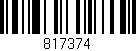 Código de barras (EAN, GTIN, SKU, ISBN): '817374'