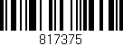 Código de barras (EAN, GTIN, SKU, ISBN): '817375'