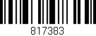 Código de barras (EAN, GTIN, SKU, ISBN): '817383'