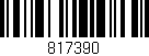 Código de barras (EAN, GTIN, SKU, ISBN): '817390'