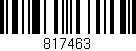 Código de barras (EAN, GTIN, SKU, ISBN): '817463'