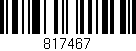 Código de barras (EAN, GTIN, SKU, ISBN): '817467'