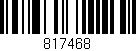 Código de barras (EAN, GTIN, SKU, ISBN): '817468'