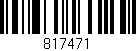 Código de barras (EAN, GTIN, SKU, ISBN): '817471'