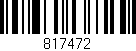 Código de barras (EAN, GTIN, SKU, ISBN): '817472'