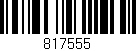 Código de barras (EAN, GTIN, SKU, ISBN): '817555'