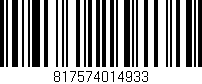 Código de barras (EAN, GTIN, SKU, ISBN): '817574014933'