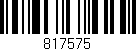 Código de barras (EAN, GTIN, SKU, ISBN): '817575'