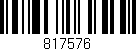 Código de barras (EAN, GTIN, SKU, ISBN): '817576'