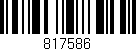 Código de barras (EAN, GTIN, SKU, ISBN): '817586'